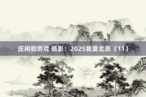 莊閑和游戲 攝影:2025我愛北京(11)